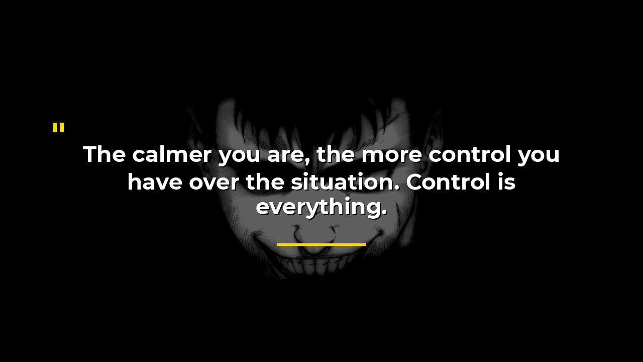 Control Is Everything