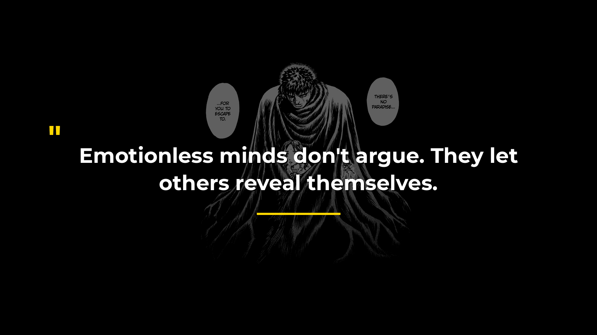 Let Others Reveal Themselves