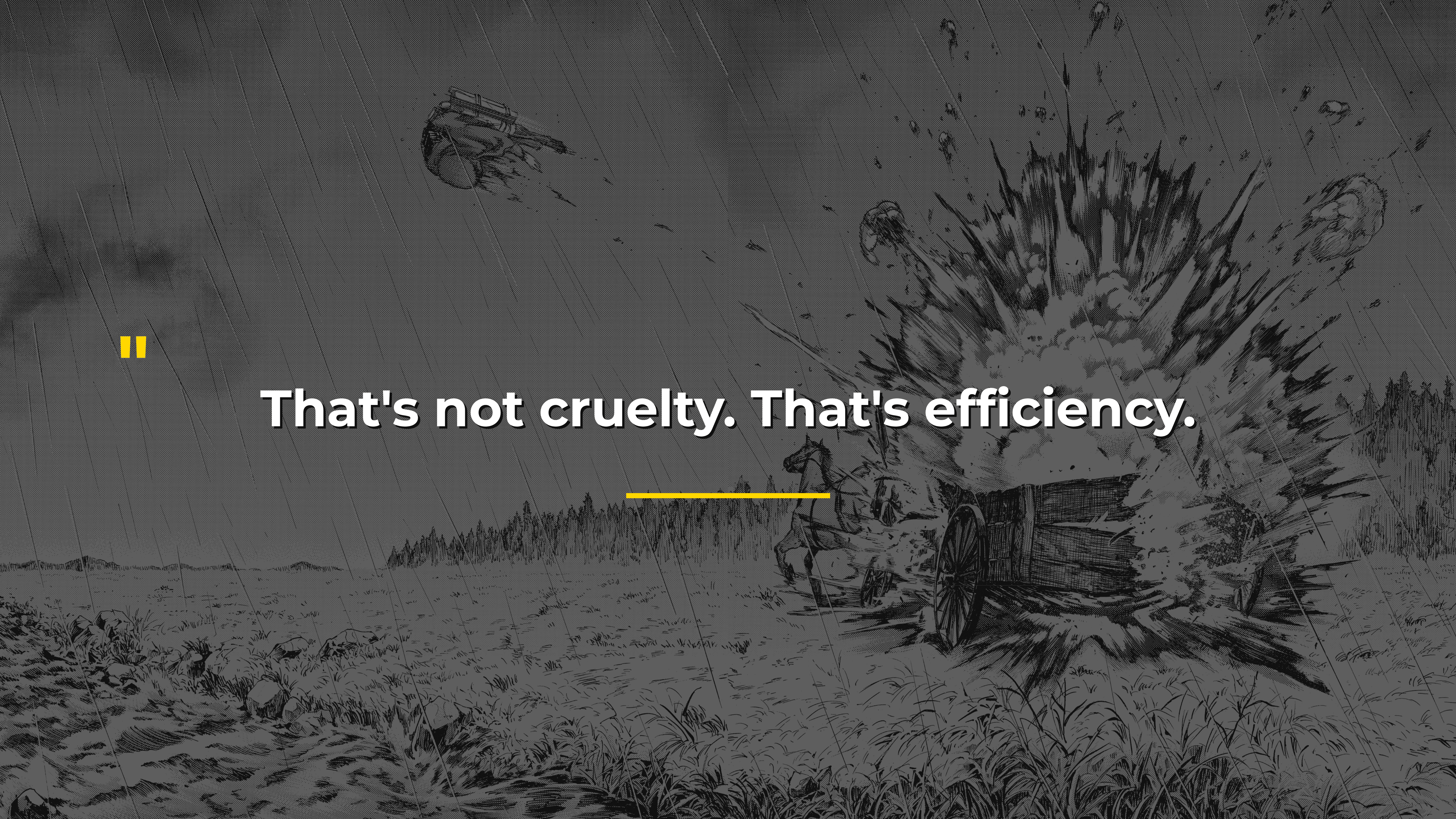 Not Cruelty Efficiency