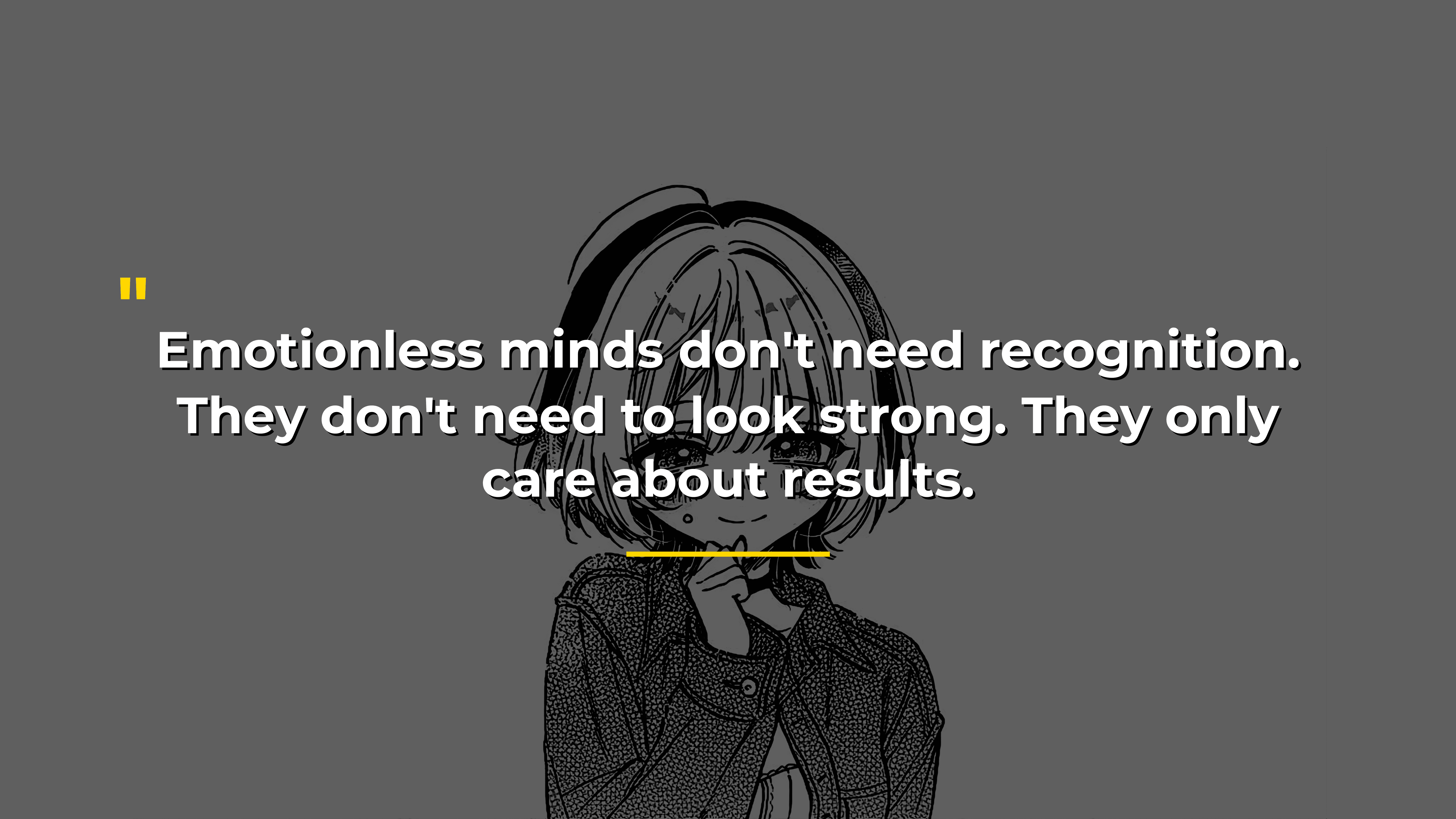 Only Care About Results