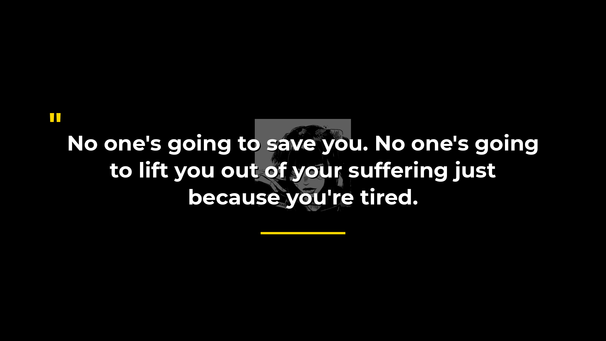 No One Will Save You